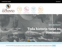 Tablet Screenshot of lacharcuteriadeoctavio.com